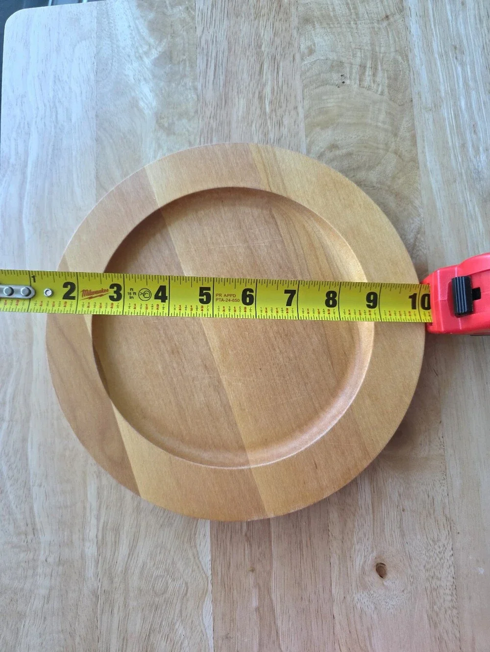 Vintage Williams Sonoma John McLeod Wooden Plates Set 2